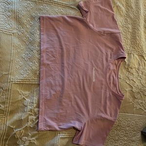 Alphalete baby pink crop top